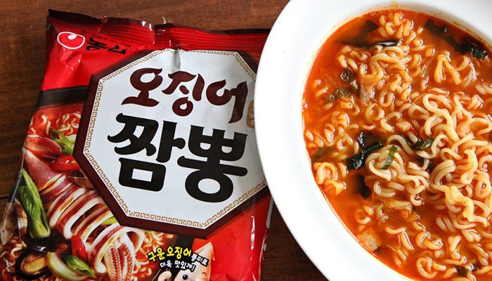 [Expiry date: 17 Oct 2025] [Nongshim] Squid Champong Ramen Noodle (124gx 5ea) / 농심 오징어짬뽕 (124gx5개입)