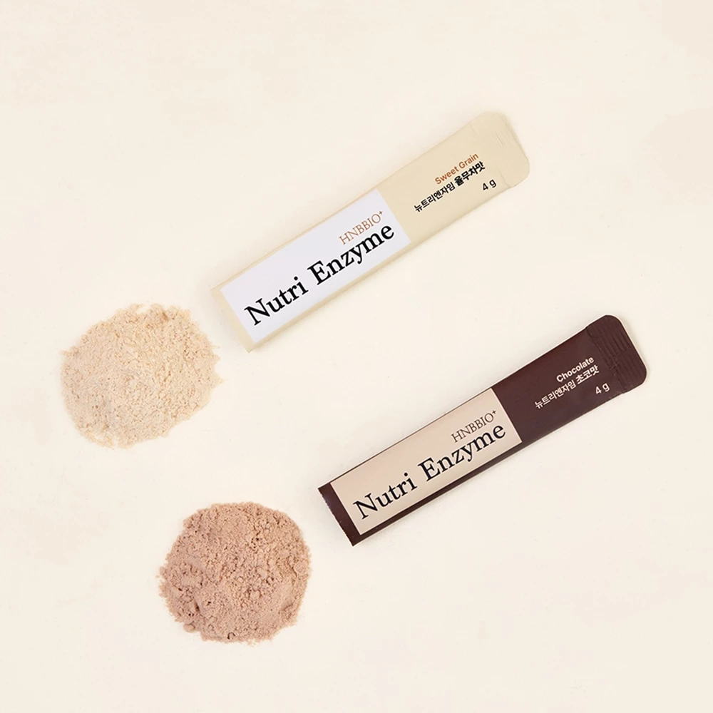[HNB] Nutri Enzyme (Sweet Grain, Choco) (4g*30ea) Ultra-High Values Digestive enzyme Powder