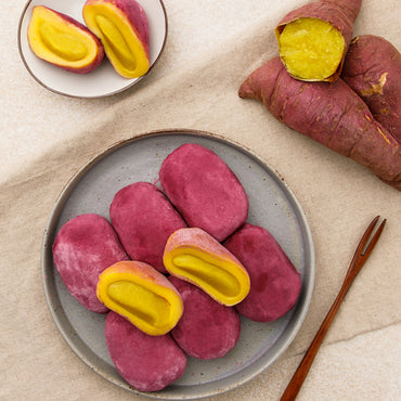 [Sirujoa] Unhardened Roasted Sweet Potato Rice Cake 500g (50g x 10ea) / 시루조아 굳지않는 고구마떡 500g