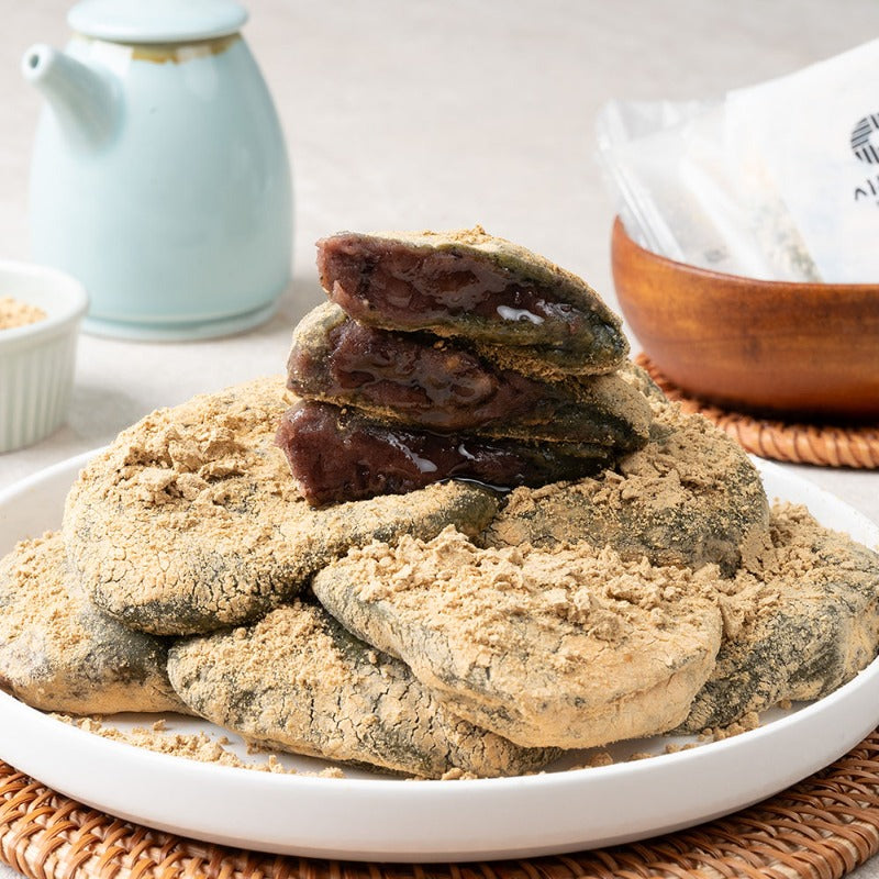 [Sirujoa] Unhardened Mugwort Cucumber Rice Cake 600g (60g x10ea) / 시루조아 굳지않는 쑥오쟁이떡 600g 10개입