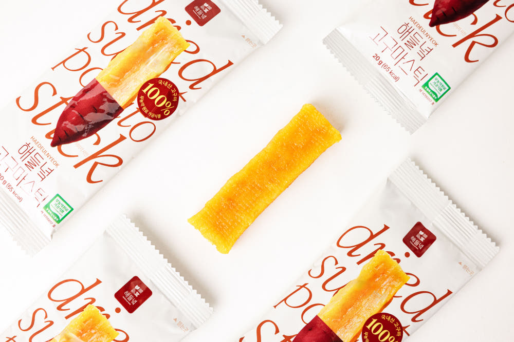 [HDN]Organic Dried Sweet Potato Stick 20g*10pcs 해들녘 무농약 황토 고구마 말랭이 스틱 20g*10개