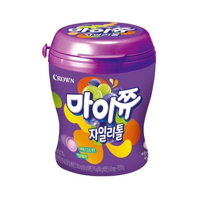 [CRW] Xylitol Mychew (Grape/Strawberry/Peach/Apple) 110g 자일리톨 마이쮸 (포도/딸기/복숭아/사과)110g