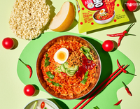 Nongshim Baehongdong Cold Bibim Noodles pack 128gx4ea/ 농심 배홍동 칼빔면 팩 128gx4개입입
