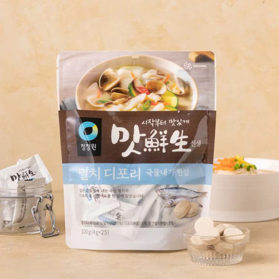 [CJW] Anchovy & Dried Fish Broth Base 4gX15p 청정원 맛선생 멸치디포리 국물내기한알 4gX15개