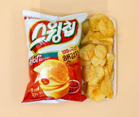 Orion Swing Chip Gochujang Stir-fried Flavor 60g Spicy Korean Potato Chips/ 오리온 스윙칩 볶음 고추장맛 60g