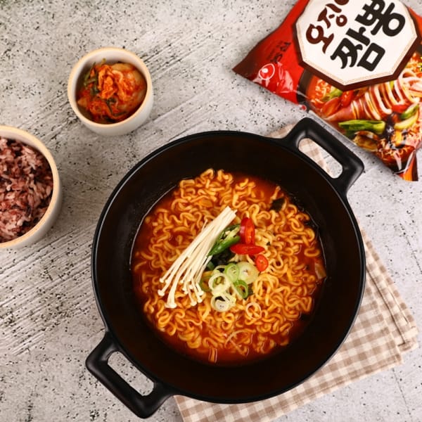 [Expiry date: 17 Oct 2025] [Nongshim] Squid Champong Ramen Noodle (124gx 5ea) / 농심 오징어짬뽕 (124gx5개입)