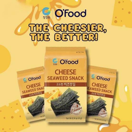 [CJW] Cheese Seaweed Snack 4gx 9Packs / 청정원 고소한 치즈맛김 4g x 9팩