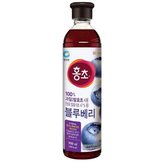 Hongcho Blueberry 홍초V+ 블루베리 블라썸 900ml