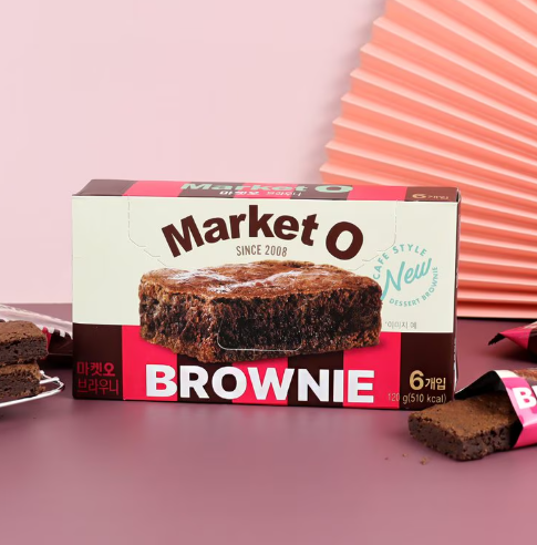 Orion Market O Brownie 120g/오리온 마켓 카페 스타일 브라우니 120g