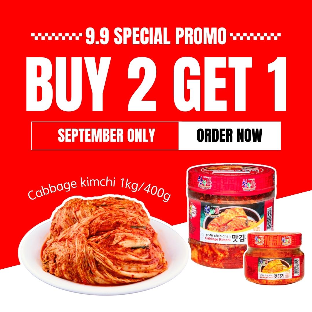 [9.9 Special Promotion][2+1] Korean Authentic Chan Chan Chan Kimchi 1kg/400g