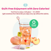 [Sempio] Sunjak Peach Tea Cold Brew Fruit Herb Tea 1.8g x 20T / 샘표 순작 납작복숭아차 티백 1.8g x 20T