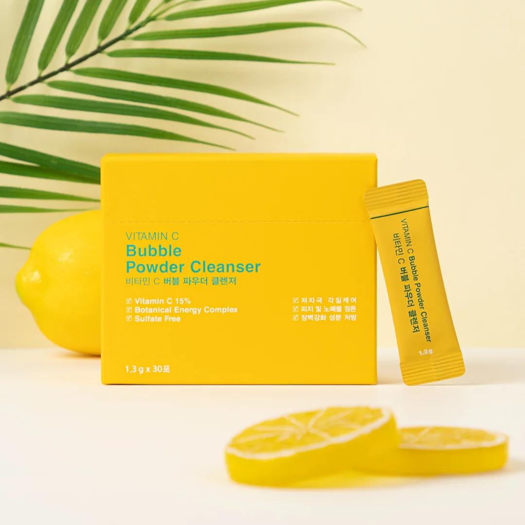 [Jejuindi] Vitamin C Bubble Powder Cleanser 30ea / 비타민C 버블 파우더 클렌저 30ea