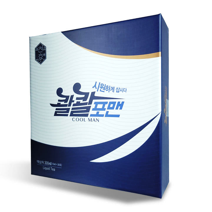 [CH] Cool Man Men's Daily Wellness Liquid Sticks 10ml*30 Sticks / 천효 콸콸포맨 남성건강 천문동 건강식품 10ml*30포