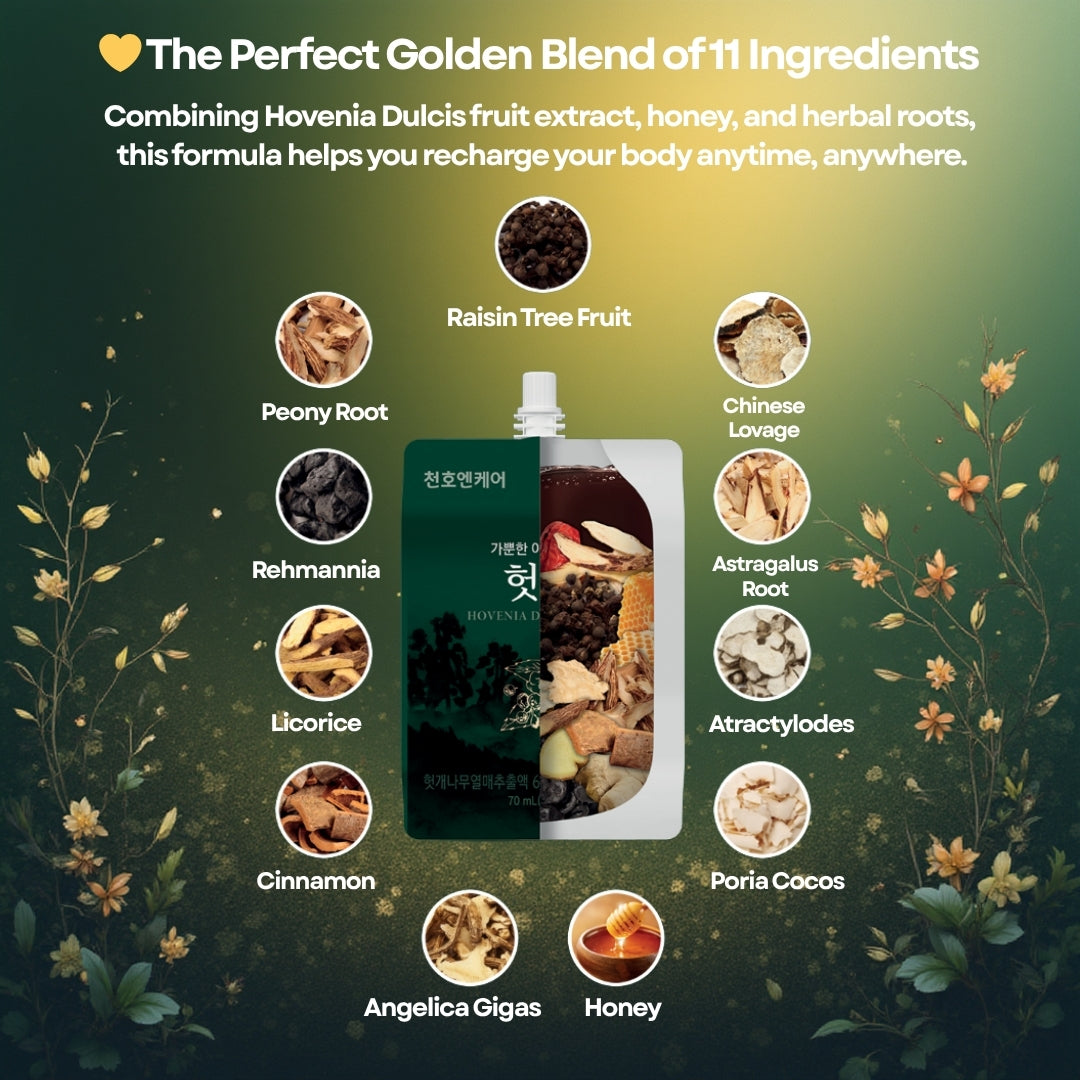 [CHUNHO N CARE] Oriental Raisin Tree Juice 1 Box (70ml*30pack) / 천호엔케어 하루활력 헛개주스 1박스(30포)