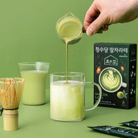 [Aroma Ville] Cheongsudang Matcha Latte 144g/Black Tea Latte (18g × 8 sticks) 아로마빌레 청수당 말차라떼/홍차라떼 144g(18g × 8스틱)