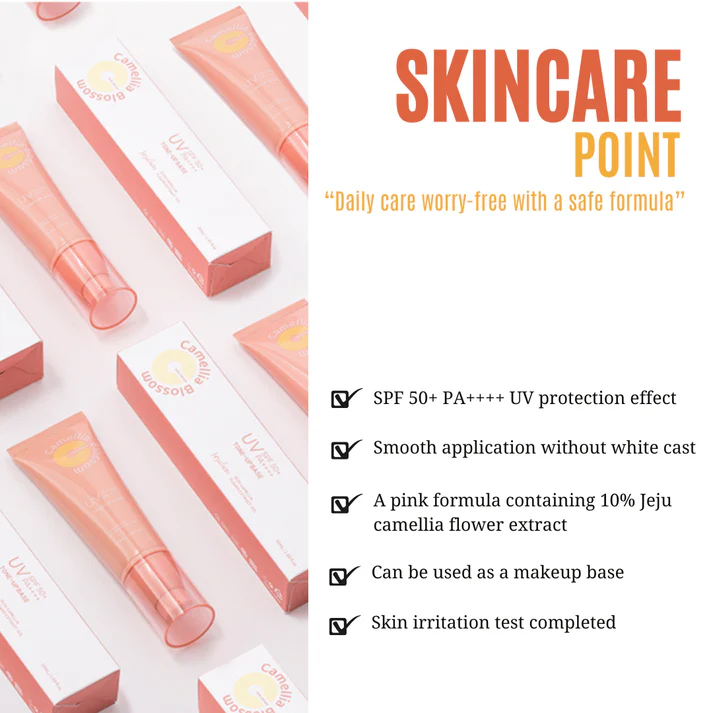 [Jejuindi] Camellia Blossom Sun Cream 50ml / 카멜리아 블러썸 선 크림
