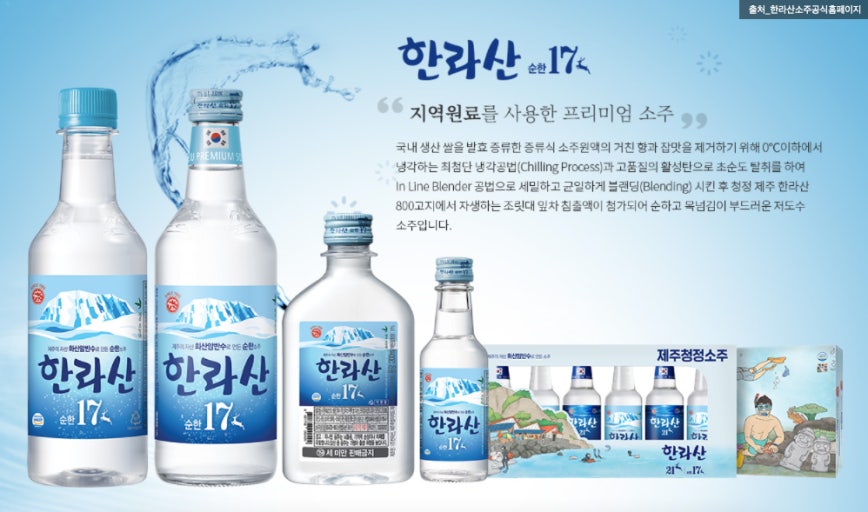 [9.9 Special Promotion][2+1]Jeju Hallasan Premium Soju (Original (21% Alc) / Zero Sugar(16% Alc))