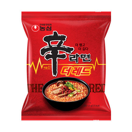 [Expiry Date: 2026.07.28][Nongshim] Shin Ramen The Red Multi Pack 123gx4 pack/[농심] 신라면 더레드 멀티팩 123gx4개입