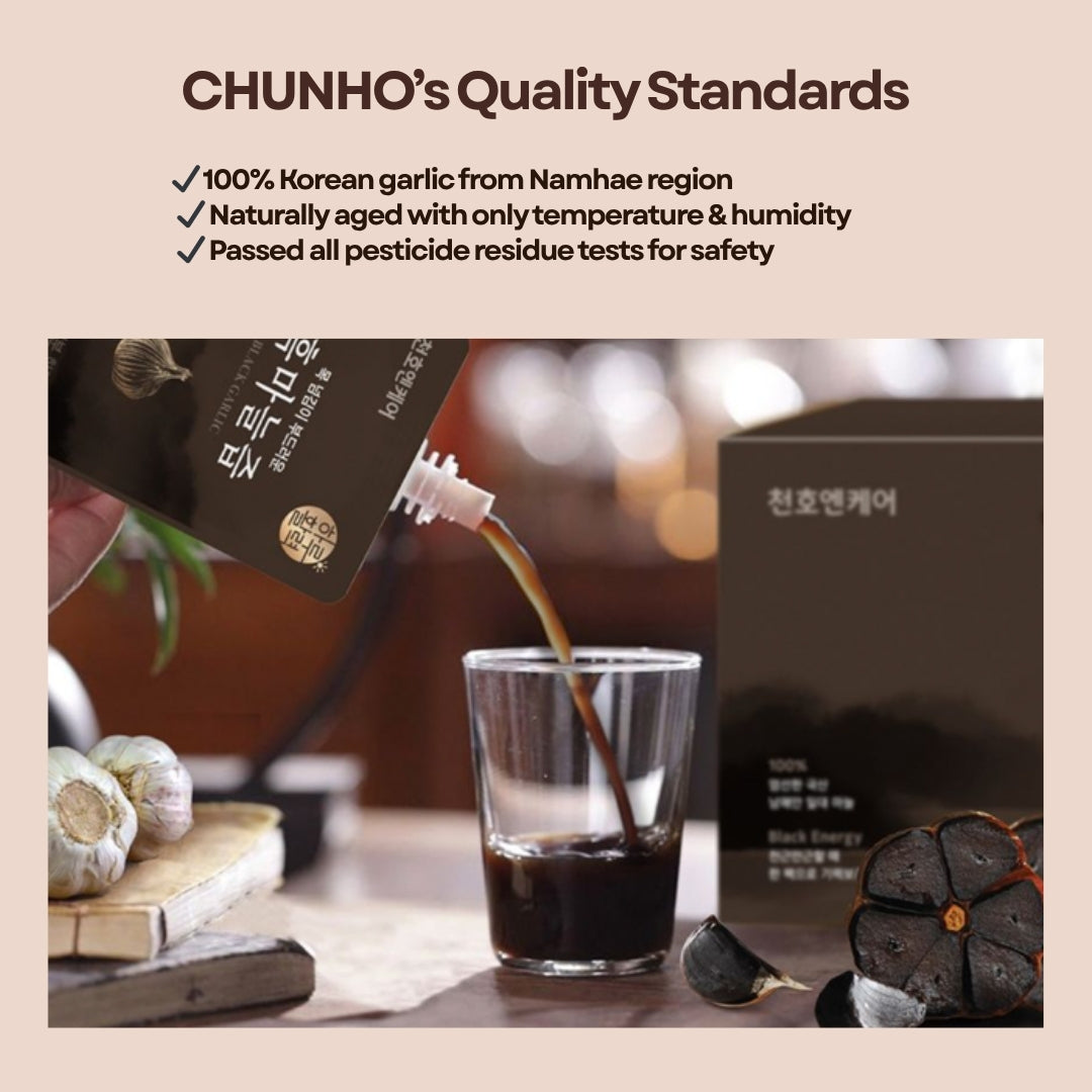 [CHUNHO N CARE] Black Garlic Juice 1 Box (70ml*30pack) / 천호엔케어 하루활력 흑마늘즙 1박스(30포)