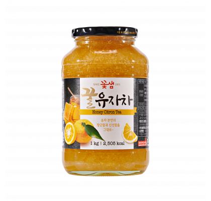 Kotsam Honey Citron Tea 1kg/꽃샘 참조은 꿀 유자차 1kg