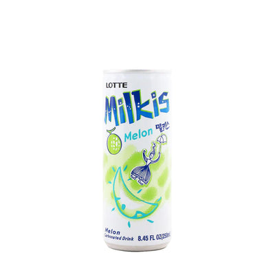 Lotte Chilsung Milkis Melon (can) 250ml/ 롯데 칠성 밀키스 멜론 캔 250ml