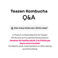 [SG Stock] TEAZEN Kombucha 10 Flavors (10T) / Korean Authentic Probiotic Drink | Slimming Iced Tea | Zero Sugar | Low calorie