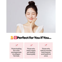 [CHUNHO N CARE] Pomegranate Collagen Jelly 1 Box (10ml * 30Sticks) / 천호엔케어 콜라겐 담은 석류젤리 1박스(30포)