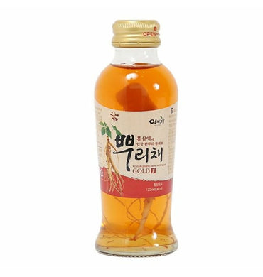 Ebiche Whole Red Ginseng Drink 120ml x 10 bottles(1box) /이비채 홍삼액 뿌리채 120ml x 10 병 (1박스)