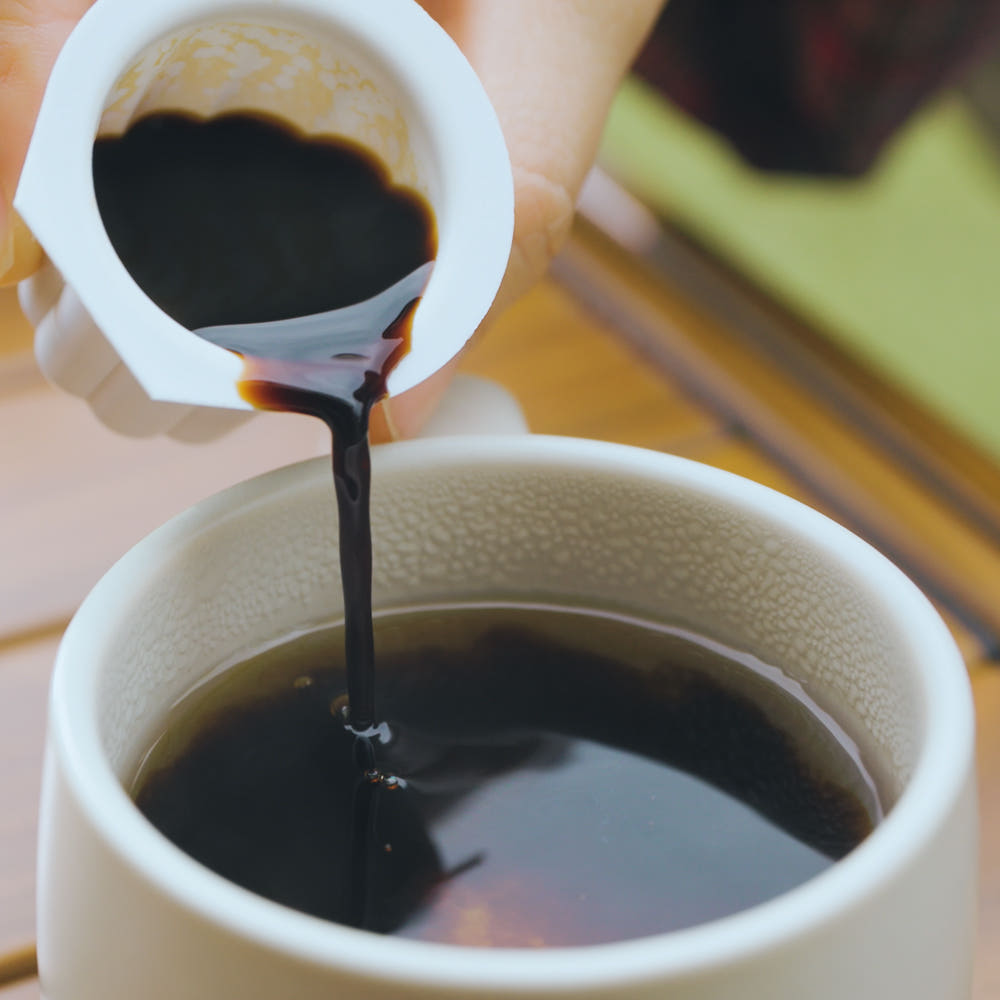[K&F]Cafe Portion Americano Black Liquid Coffee Capsules 18ml (30pcs) 코엔에프 카페포션 아메리카노 블랙 액상캡슐 포션커피 18ml (30개)