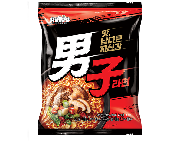 Paldo Namja Ramyeon 115g x 4 ea/팔도 남자라면 115g x 4개입