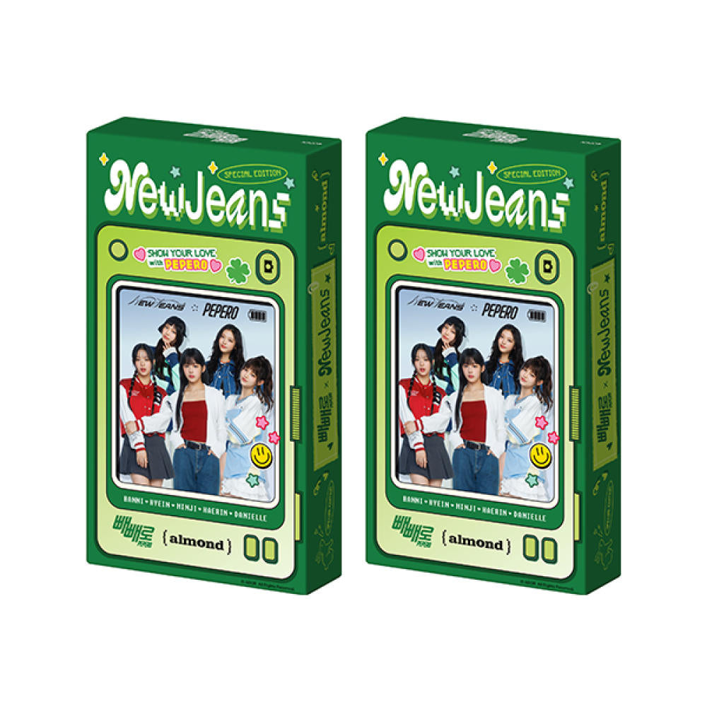 Bundle of 2][Lotte]NewJeans Pepero(Original/Crunchy/Almond)/롯데
