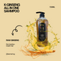 [RB Group] K-Ginseng all in one shampoo Dr.Smart 720ml/한국 생인삼 올인원 샴푸 720ml