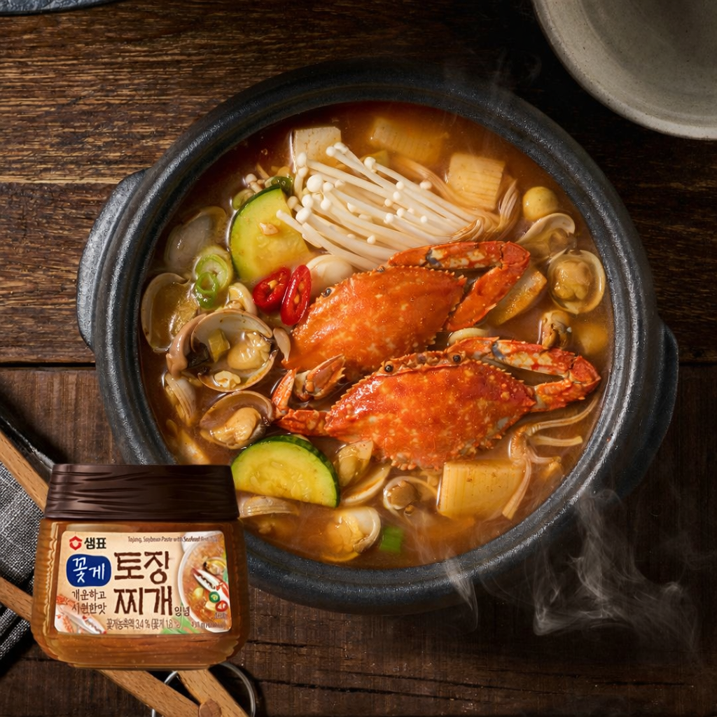 [Sempio]Tojang Soybean Paste with seafood for Soup (Doenjang) 450g 샘표 발효명가 꽃게 토장찌개양념 450g