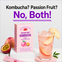 [DS] Apple Cider Vinegar Kombucha Peach Passion Fruit 5gx10stick 동서 애사비 콤부차 피치 패션프룻 5g*10