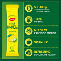[DS] Apple Cider Vinegar Kombucha Lemon Lime 5gx10stick 동서 애사비 콤부차 레몬라임 5g*10