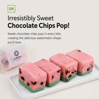[Sirujoa] Watermelon Steamed Rice Cake (6pcs, 420g) / 시루조아 수박 설기 6개입 420g