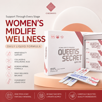 [CH] Queen's Secret Women's Daily Wellness Liquid Sticks (10ml*30 Sticks) / 천효 황후의 비밀 여성 갱년기 영양제 10ml*30포