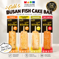 [K fish] Gold Busan Fish Cake Bar 70g 4 Flavors | No Flour | Quick & Easy Microwave | Ready-to-eat