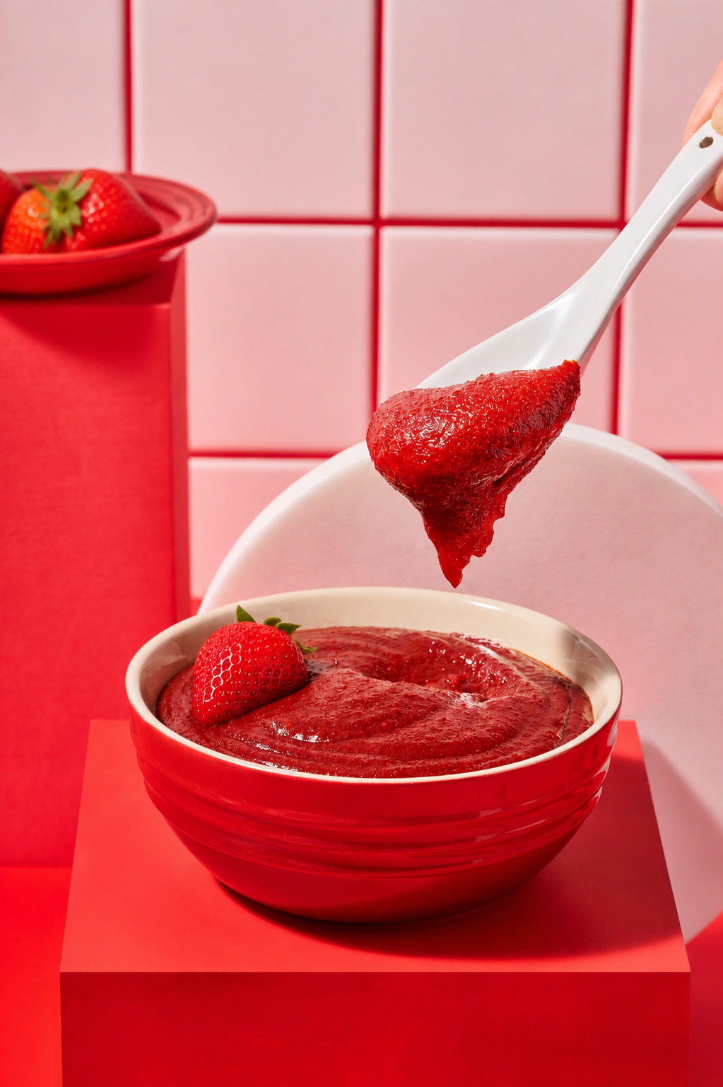 [Todang] Strawberry Bibim Sauce(Chilli Paste) 30gx5 sticks 토당 딸기 비빔장(고추장) 스틱 30gx5개 / Made in Korea