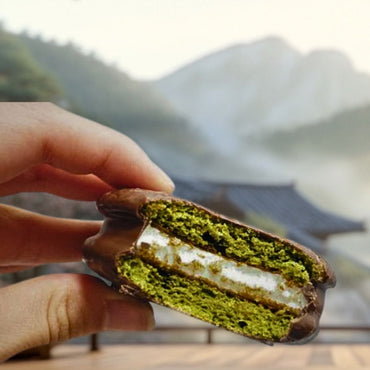 [Lotte] Choco Pie Green Tea(28g x 12 Pieces) 336g 롯데 초코파이 그린티 336g