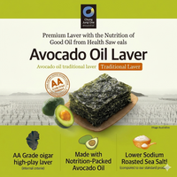 [CJW] Healthy Avocado Oil Traditional Seaweed (4g*12 packs) / 청정원 건강한 아보카도유김 4g*12개입