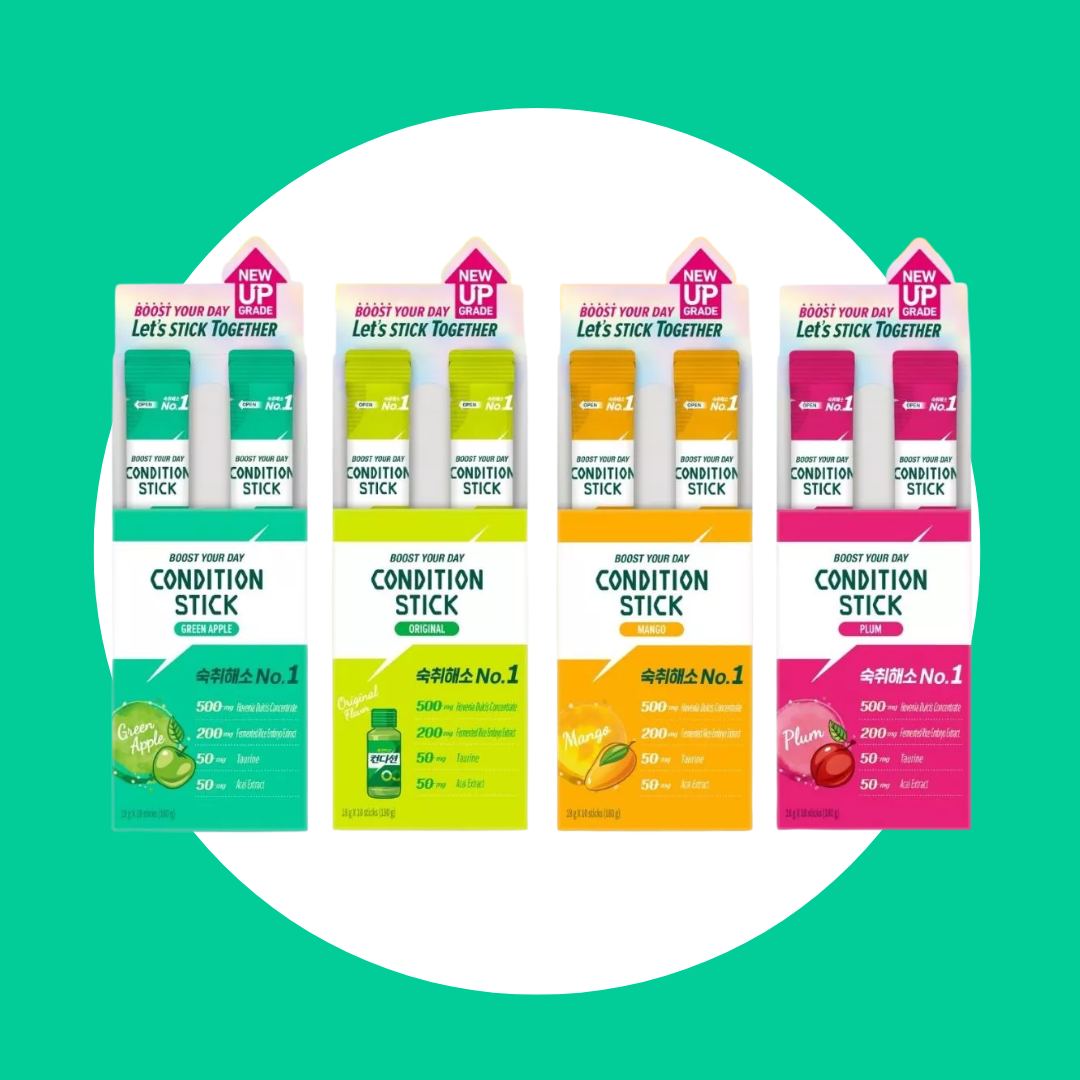[40% Discount] [Kolmar] Condition Hangover and Vitality Jelly Stick 4 flavors (18g*10ea) / 콜마 컨디션 스틱 (18g*10개입)