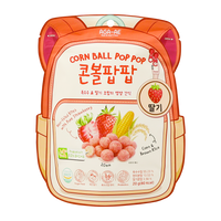 [AGE][Bayby Snack] Corn Ball Poppop (Apple/Blueberry/Strawberry)20g 아가애 콘볼 팝팝 (사과/블루베리/딸기)20g