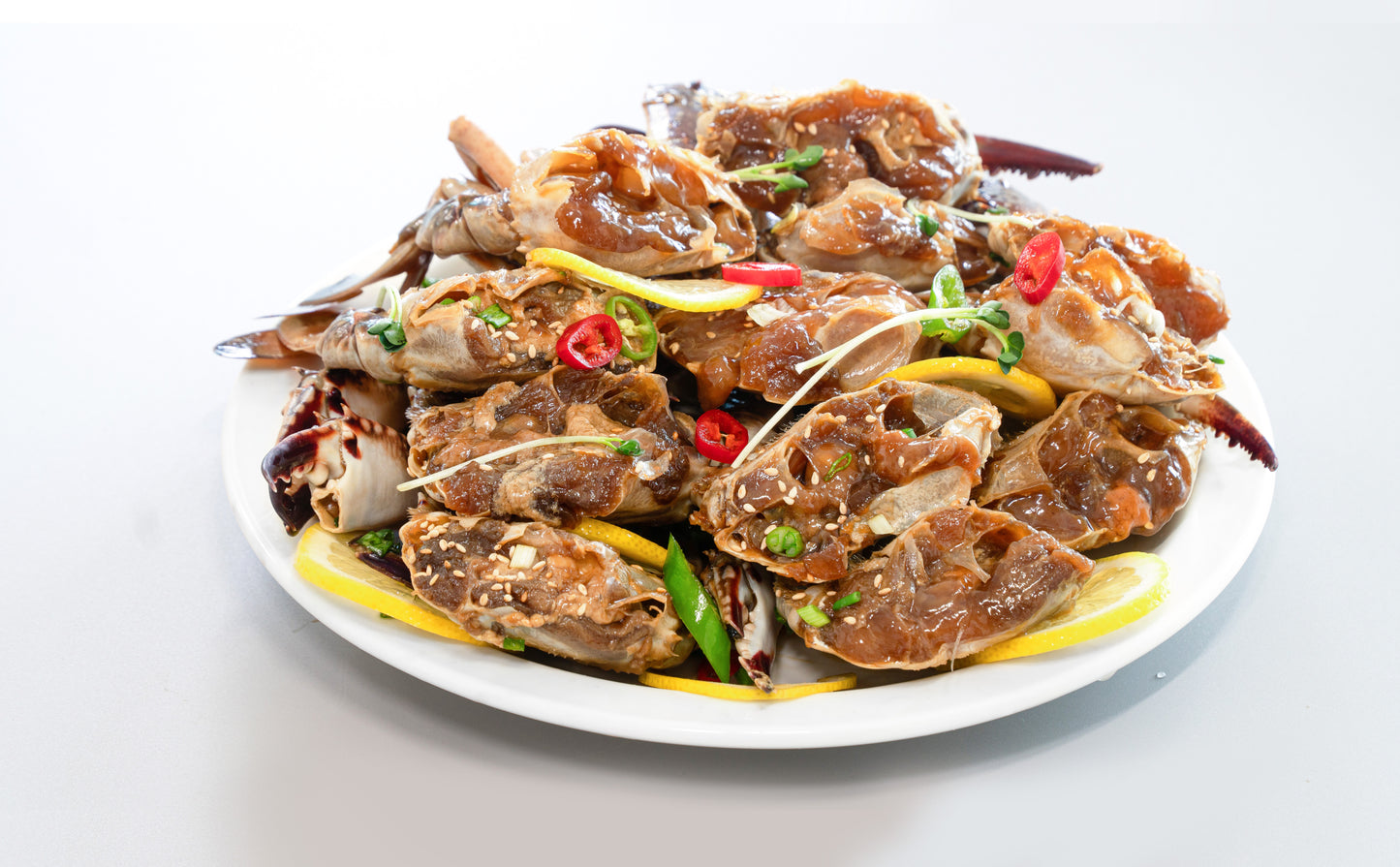 [Bongseonjang] Soy sauce Marinated Crab(Half Cut)1kg 봉선장 간장게장(절단) 1kg