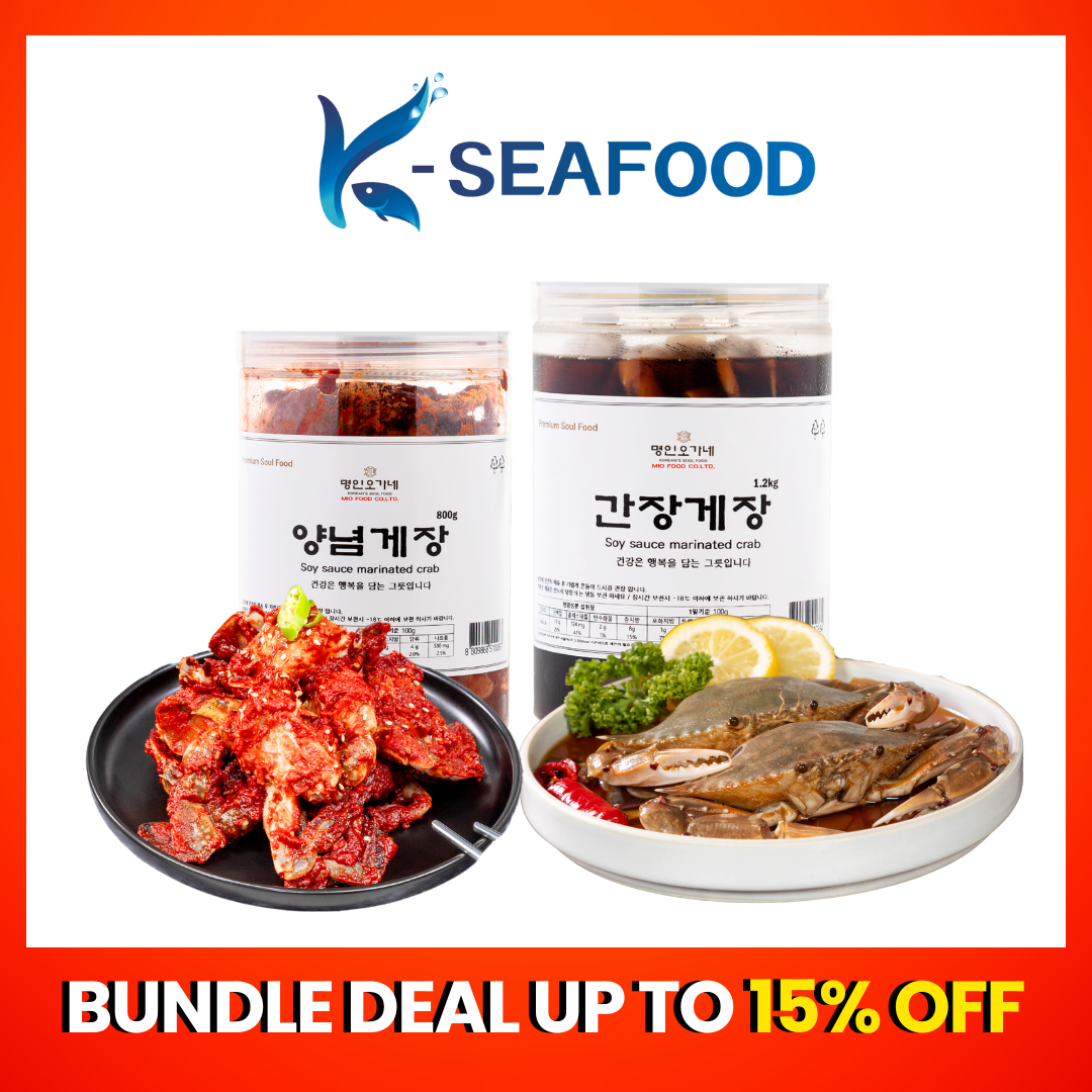 [Bundle Deal]Soy sauce Crab 1.2kg+Spicy Crab 800g