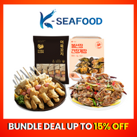 [Bundle Deal][Bundle Deal]Soy sauce Marinated Crab(Half Cut)1kg+Assorted Fish Cake Skewer100g*10pack