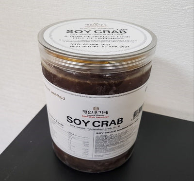 Ohganae Soy Sauce Marinated Crab 1.2kg(Crab 3-4) /명인 오가네 간장게장 1.2kg(게 3-4마리)
