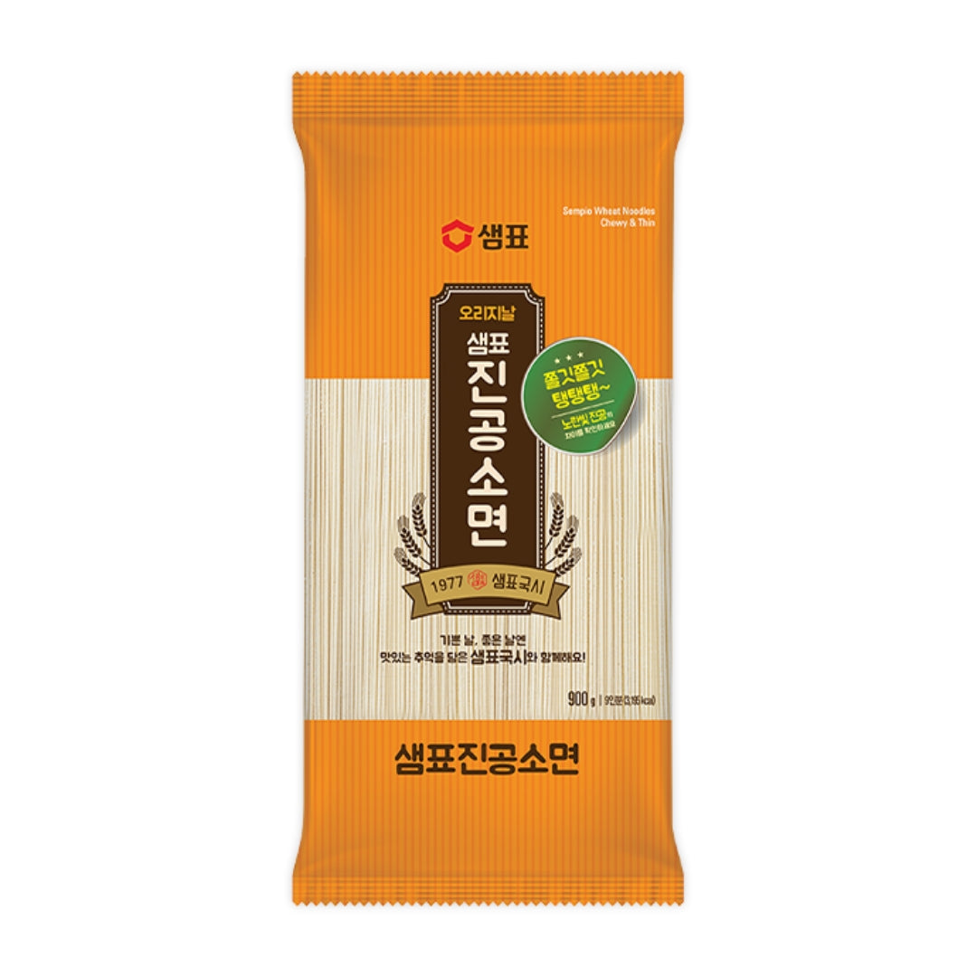 [Sempio] Sempio Vacuum Dried Somyeon (Thin Wheat Noodles) 900g/ 샘표 오리지날 진공 소면 900g