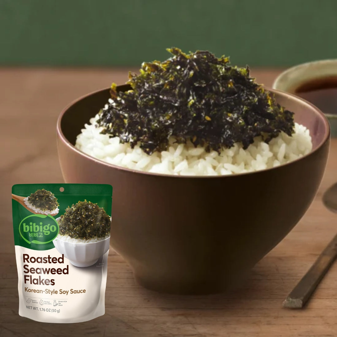 [CJ] Bibigo Roasted & Seasoned Seaweed Korean-Style Soy Sauce Flavour 50g / Cj 비비고 한식간장 김자반 50g