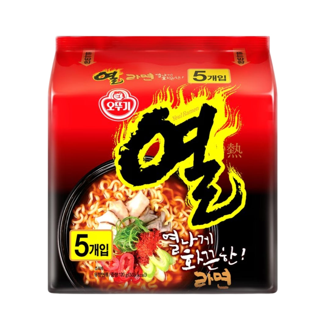 [OTOKI] Yeol Ramen Multi (120gx5ea) / 오뚜기 열라면 멀티팩 (120gx5개입)